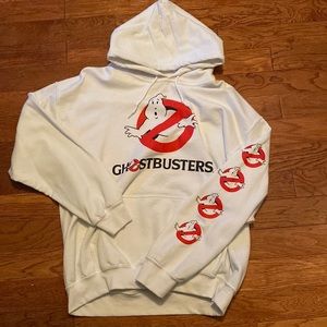 Ghostbusters white hoodie